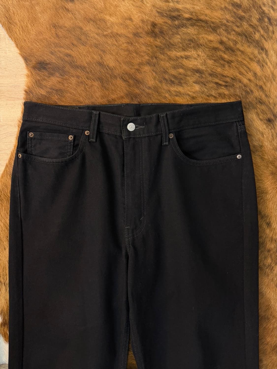 리바이스 550 흑청 데님 팬츠  상품이미지4