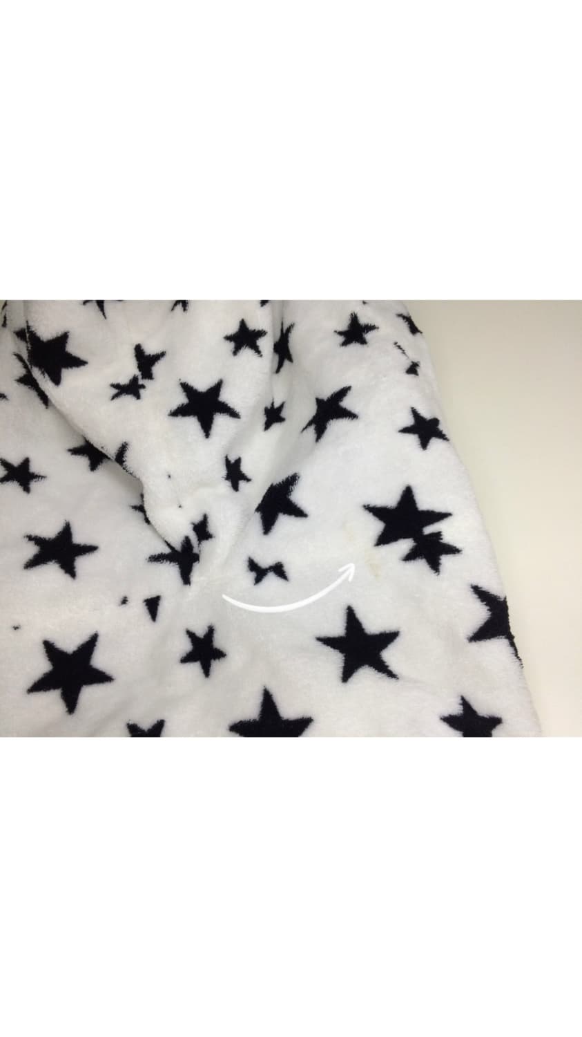 빈티지 화이트 별 무늬 후드 털 백팩 상품이미지6
