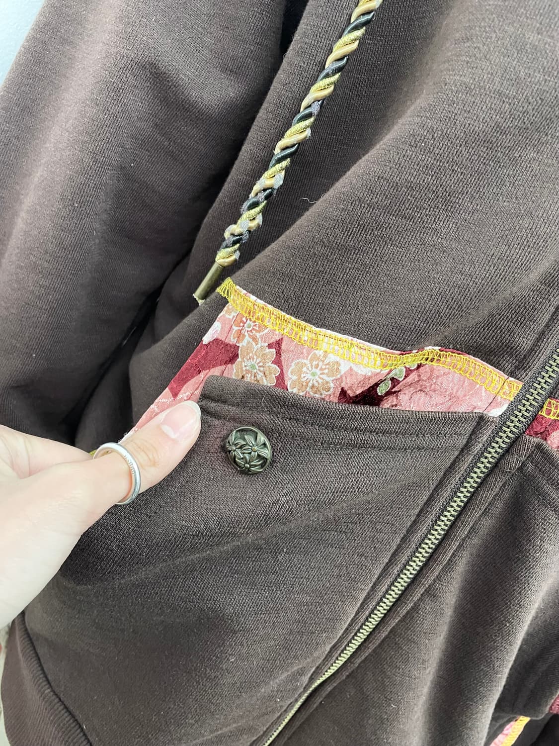 오리엔탈 사쿠라 레이어드 후드집업 상품이미지5