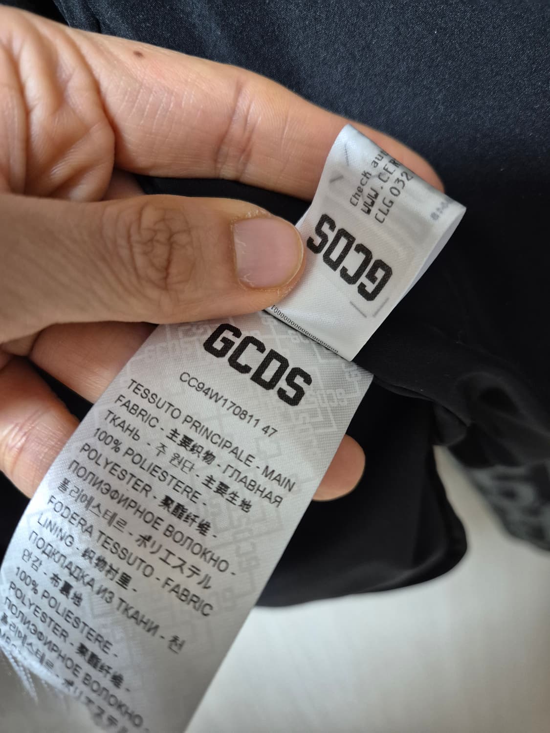 (정품) GCDS 패딩 크롭점퍼 여성 스몰 상품이미지8