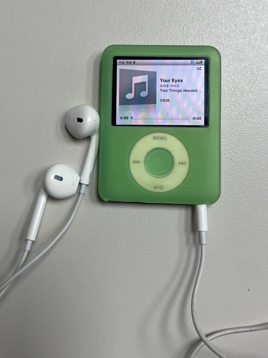 [정상작동-5시간 이상재상]애플 아이팟 나노 3세대 8GB 민트 상품이미지1