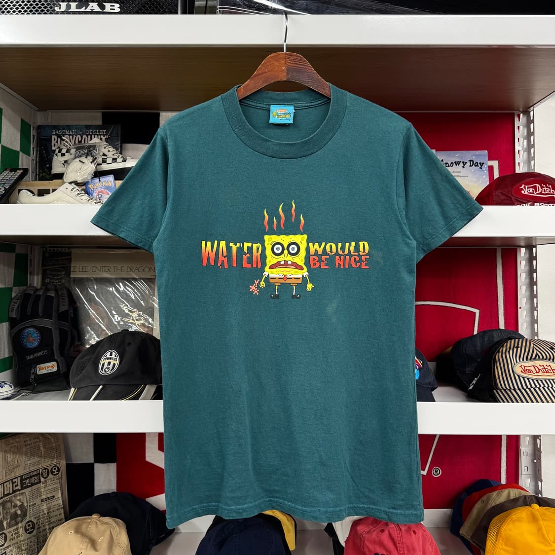 니켈로디언 스폰지밥 오피셜 빈티지 티셔츠 made in USA (S)   상품이미지1