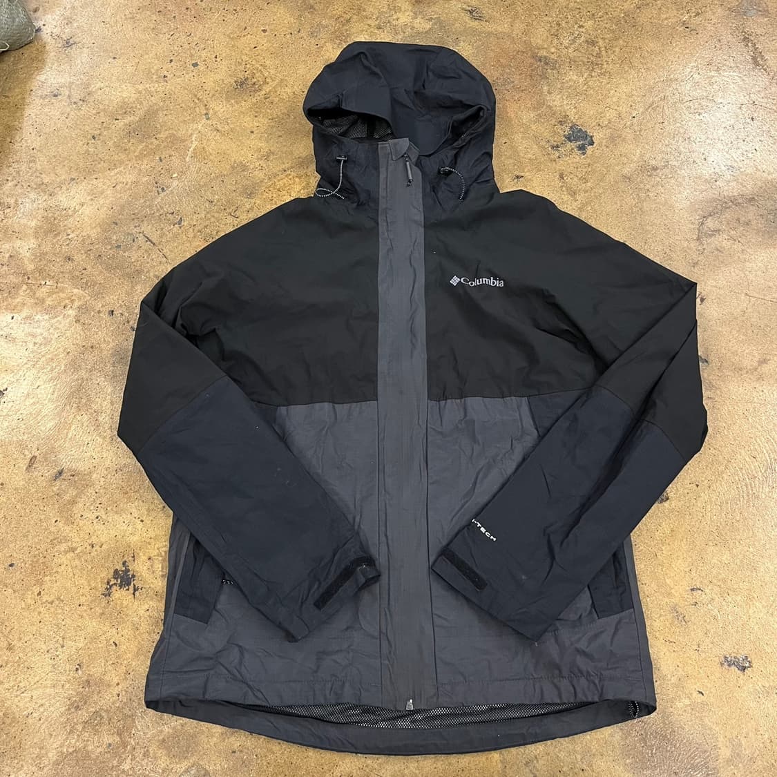 [정품/L] 컬럼비아 블랙 그레이 바람막이 자켓 b19 상품이미지2