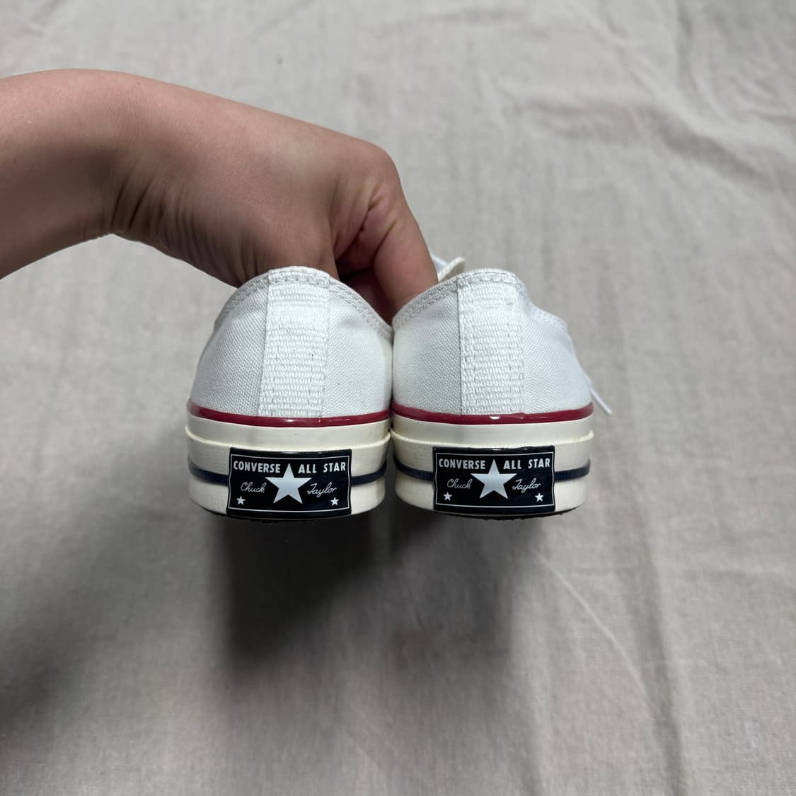 컨버스 척테일러 로우 화이트 255 상품이미지3