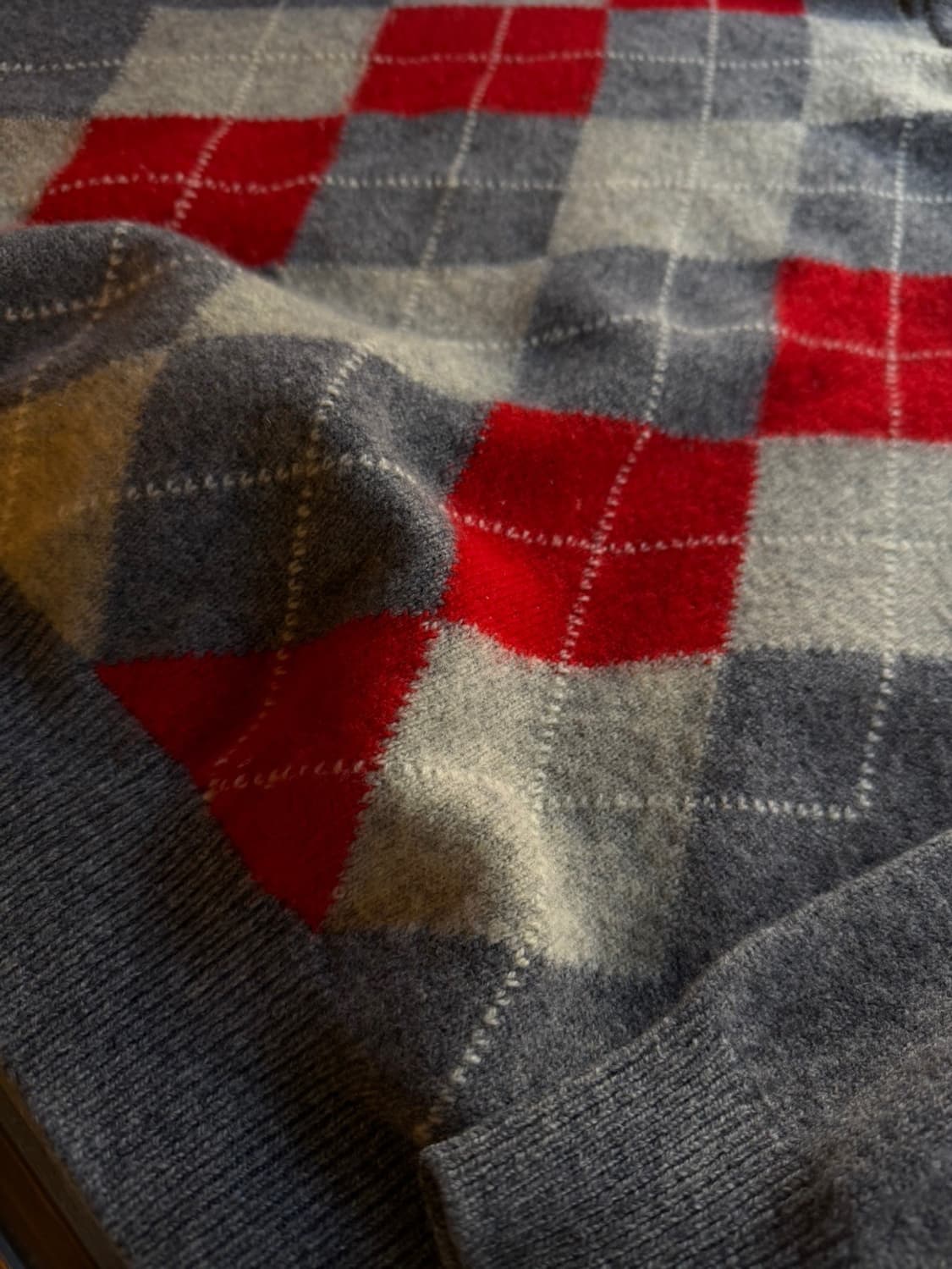 울시 아가일 램스울 니트 100 상품이미지8