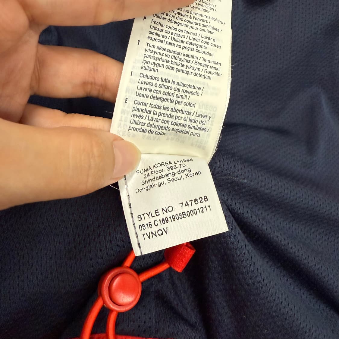 [ 정품/M ] Puma 푸마 아스날 바람막이 후드 자켓 상품이미지7