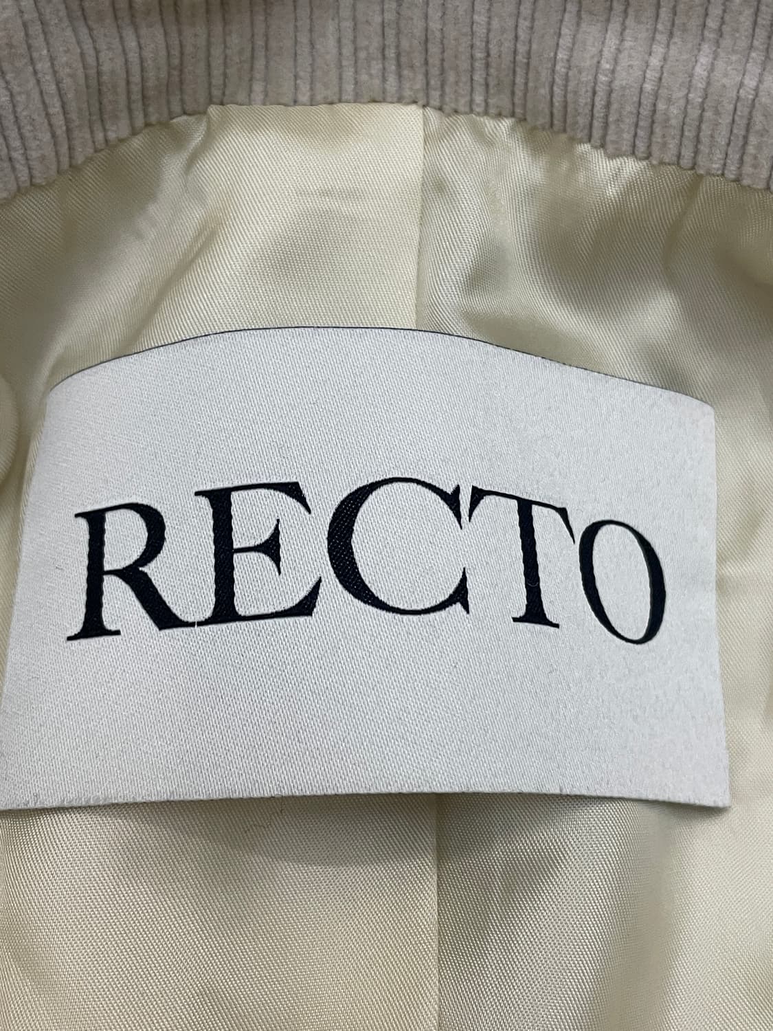 렉토 코듀로이 싱글 자켓 블레이저 라이트 세피아 24FW 상품이미지8