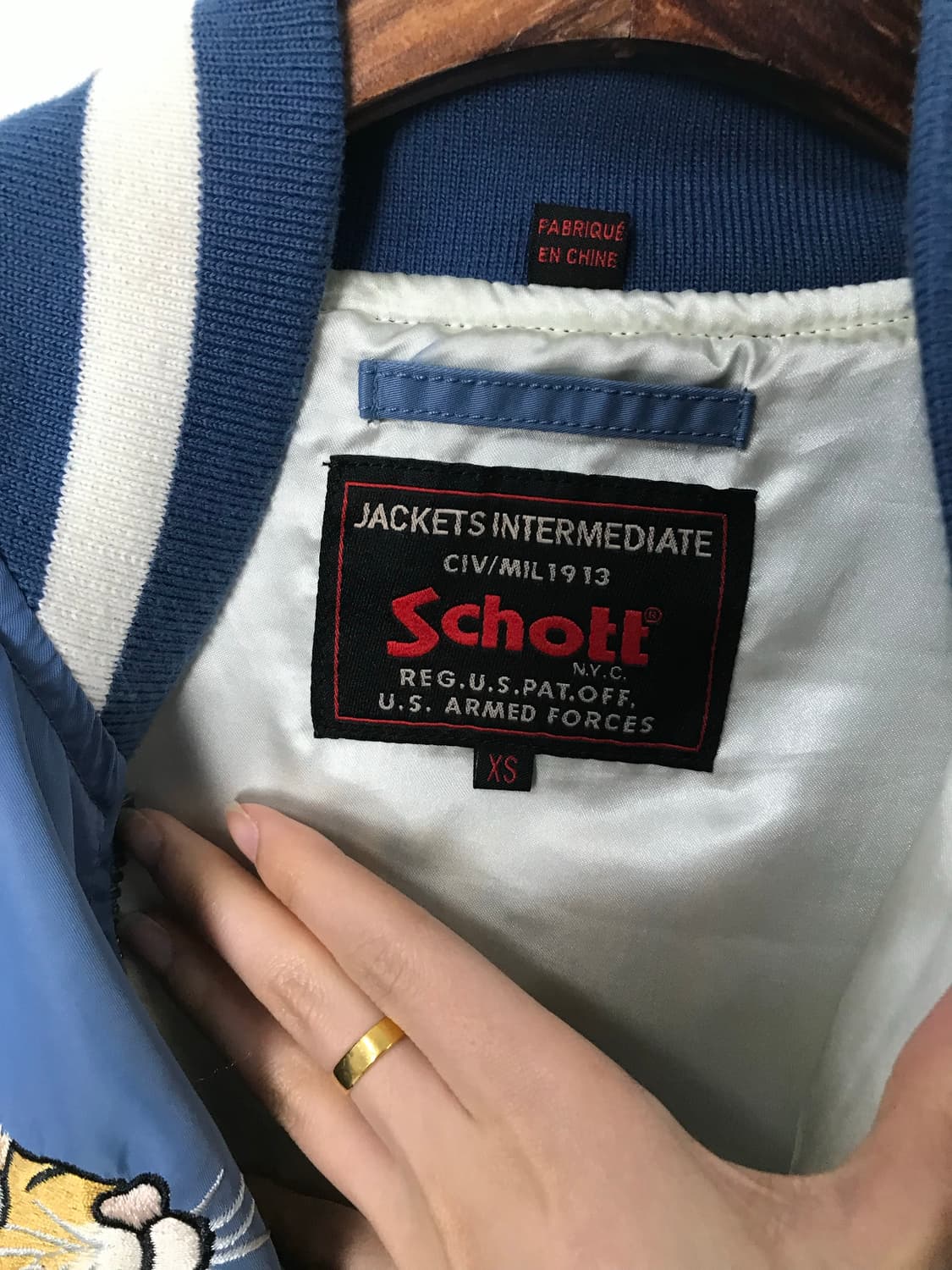 Schott 쇼트 스카잔 렉싱턴 자켓 상품이미지8