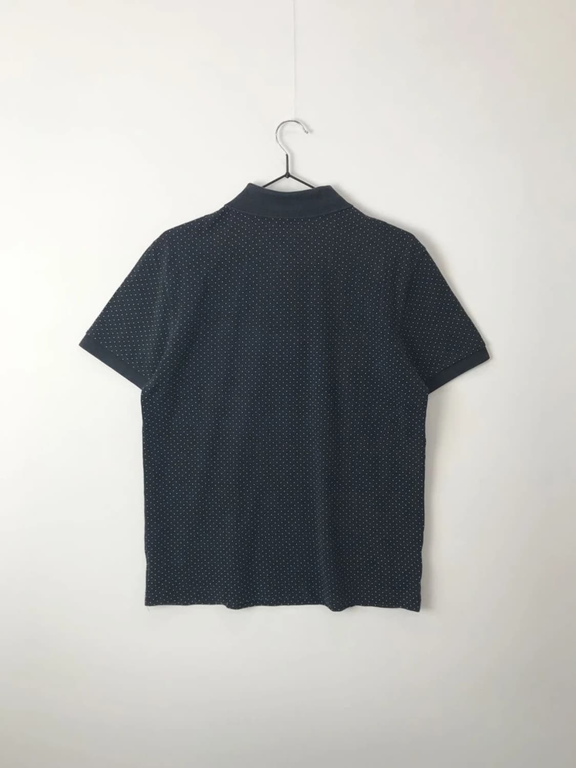 Lacoste Dot Pattern Navy Polo Shirt 상품이미지5