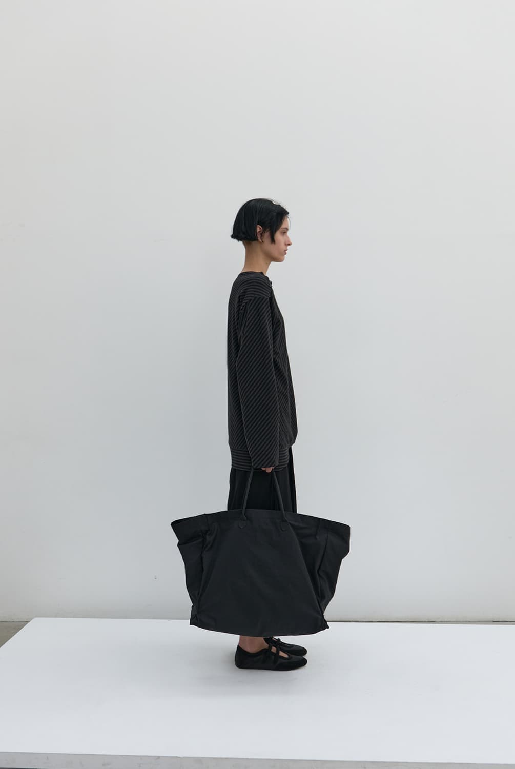 (OS) 낫띵에브리띵 빅백 블랙 상품이미지1