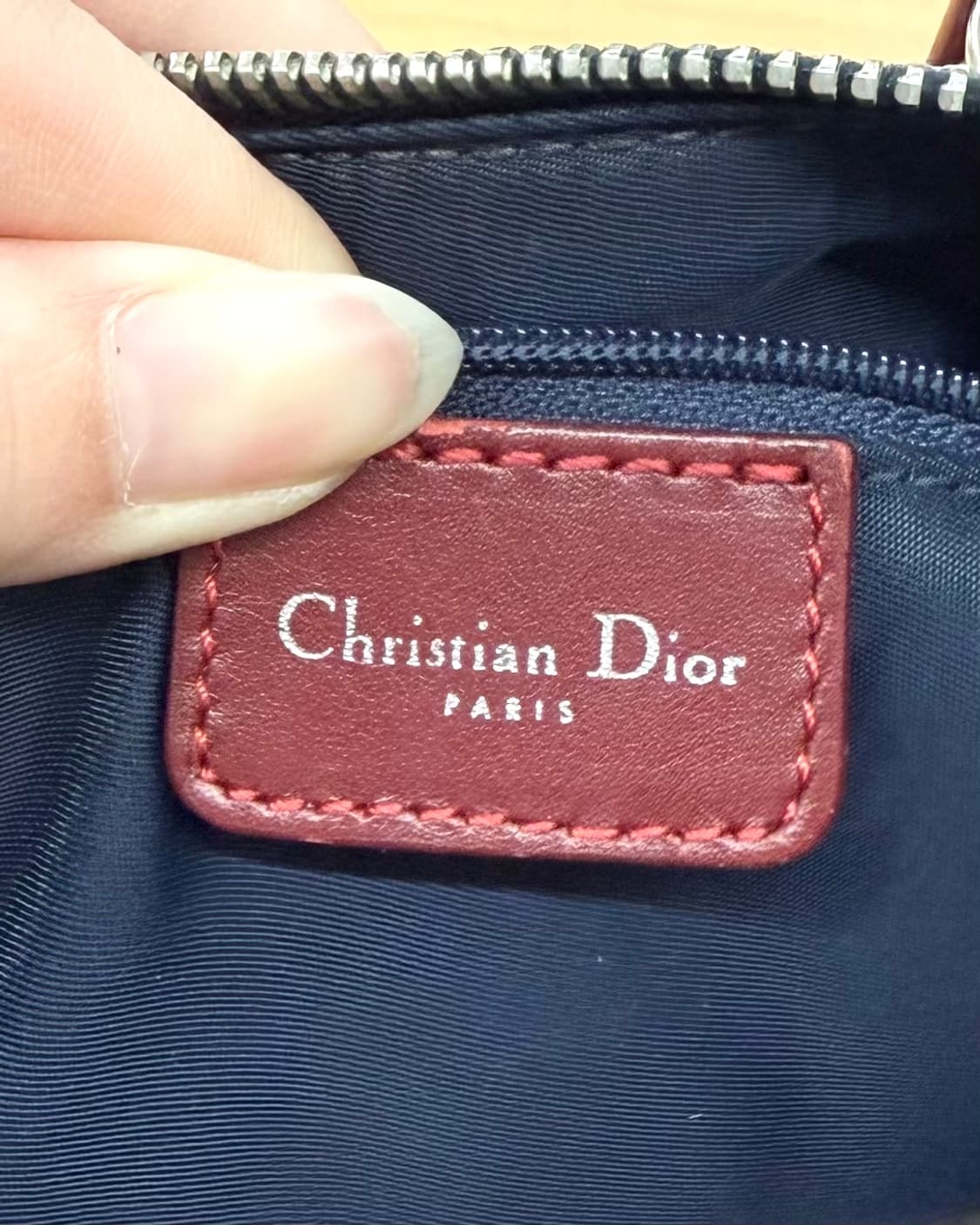 크리스찬 디올 레드 트림 트로터 보스턴 백 상품이미지7
