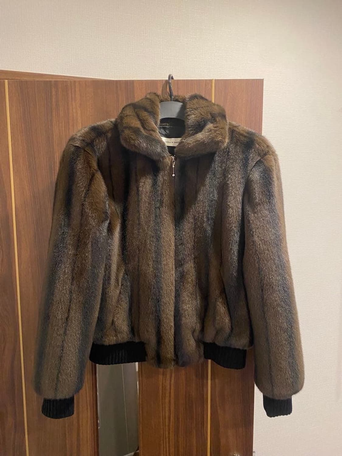 ernest w baker 24AW 밍크 해링턴 퍼 자켓 상품이미지2