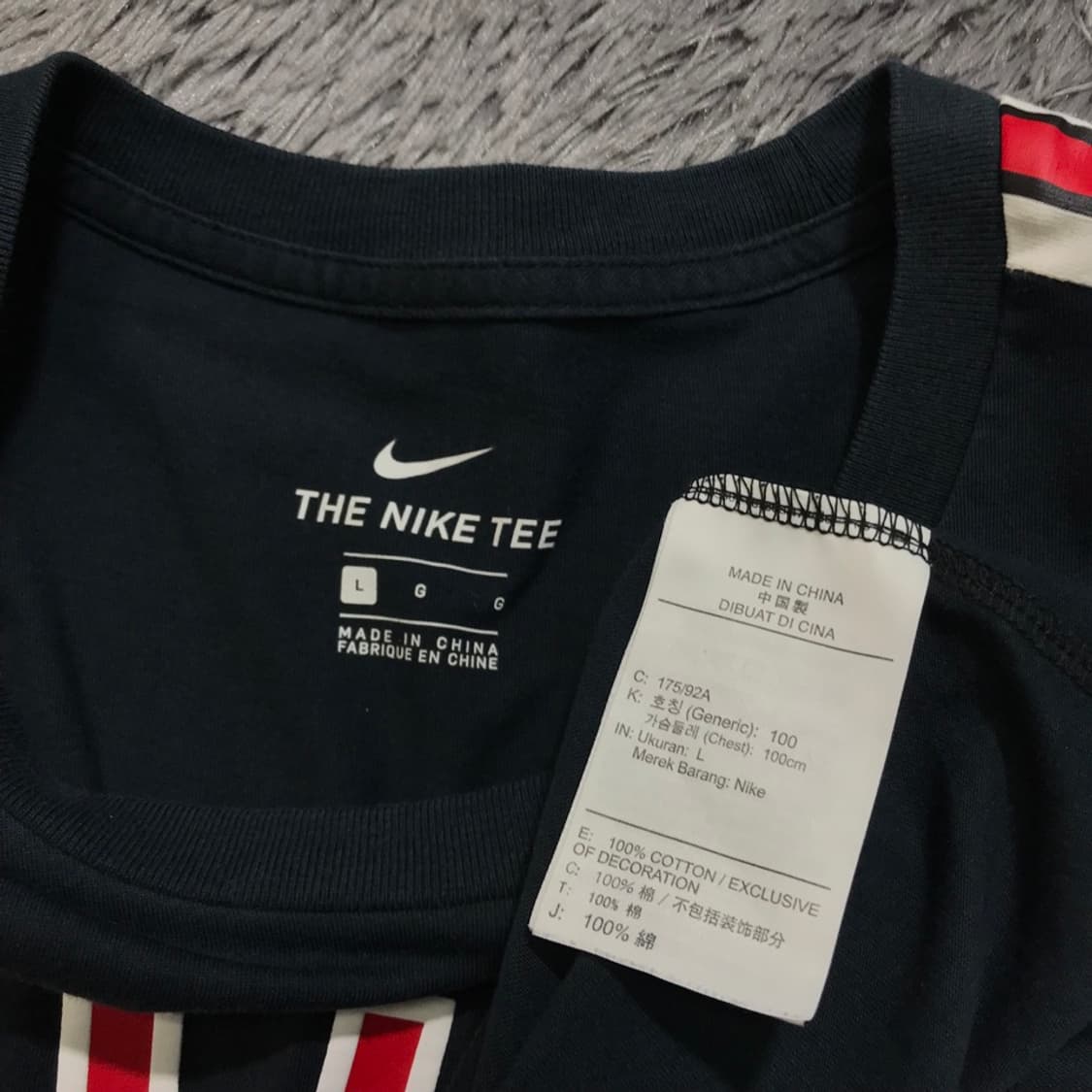 [[L, A급] 나이키(NIKE) AIR 사이드라인 반팔티셔츠@578 상품이미지4