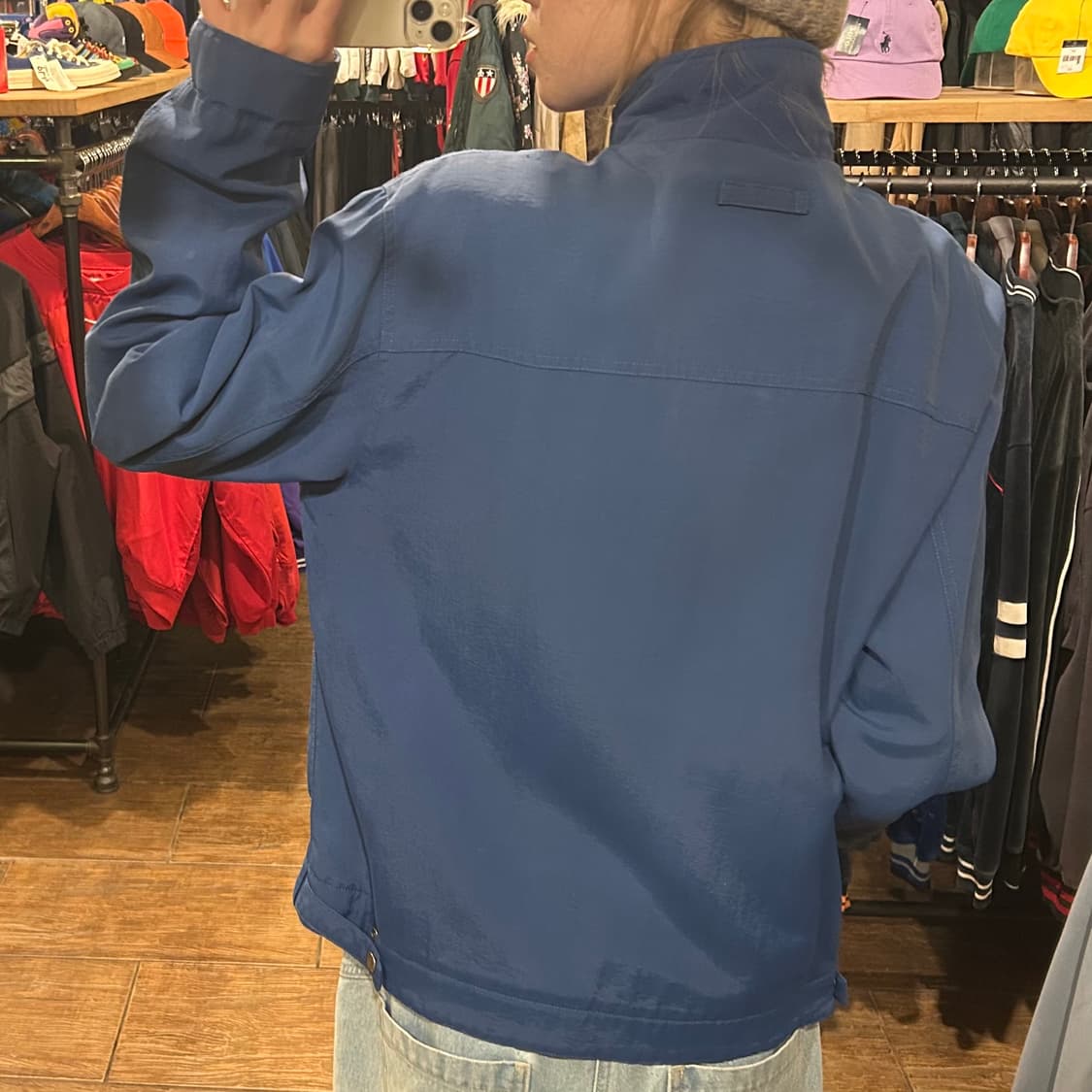  [HI] 폴로 진스 봄버 자켓 블루 상품이미지5