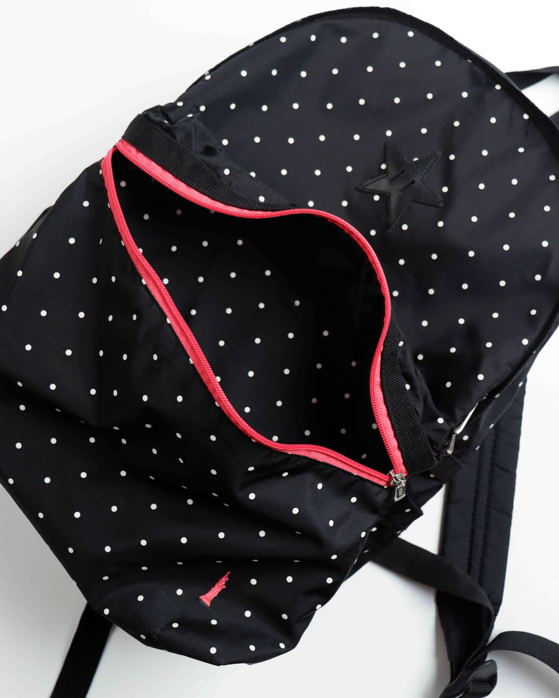 [EASTBOY] 스타 패치 립스탑 나일론 도트 백팩 상품이미지4