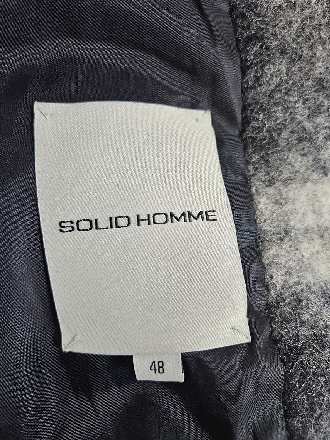 솔리드옴므 체크 셔츠 자켓 48 상품이미지3