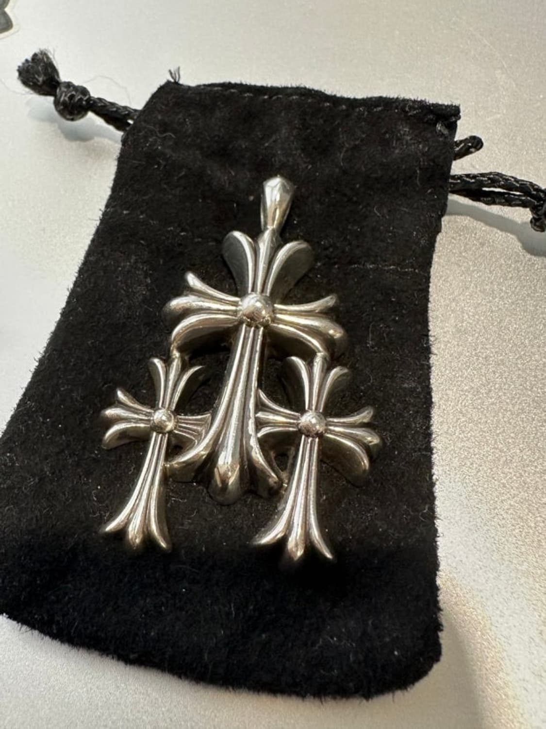 크롬하츠 3ch 트리플 크로스 펜던트 스몰 상품이미지1