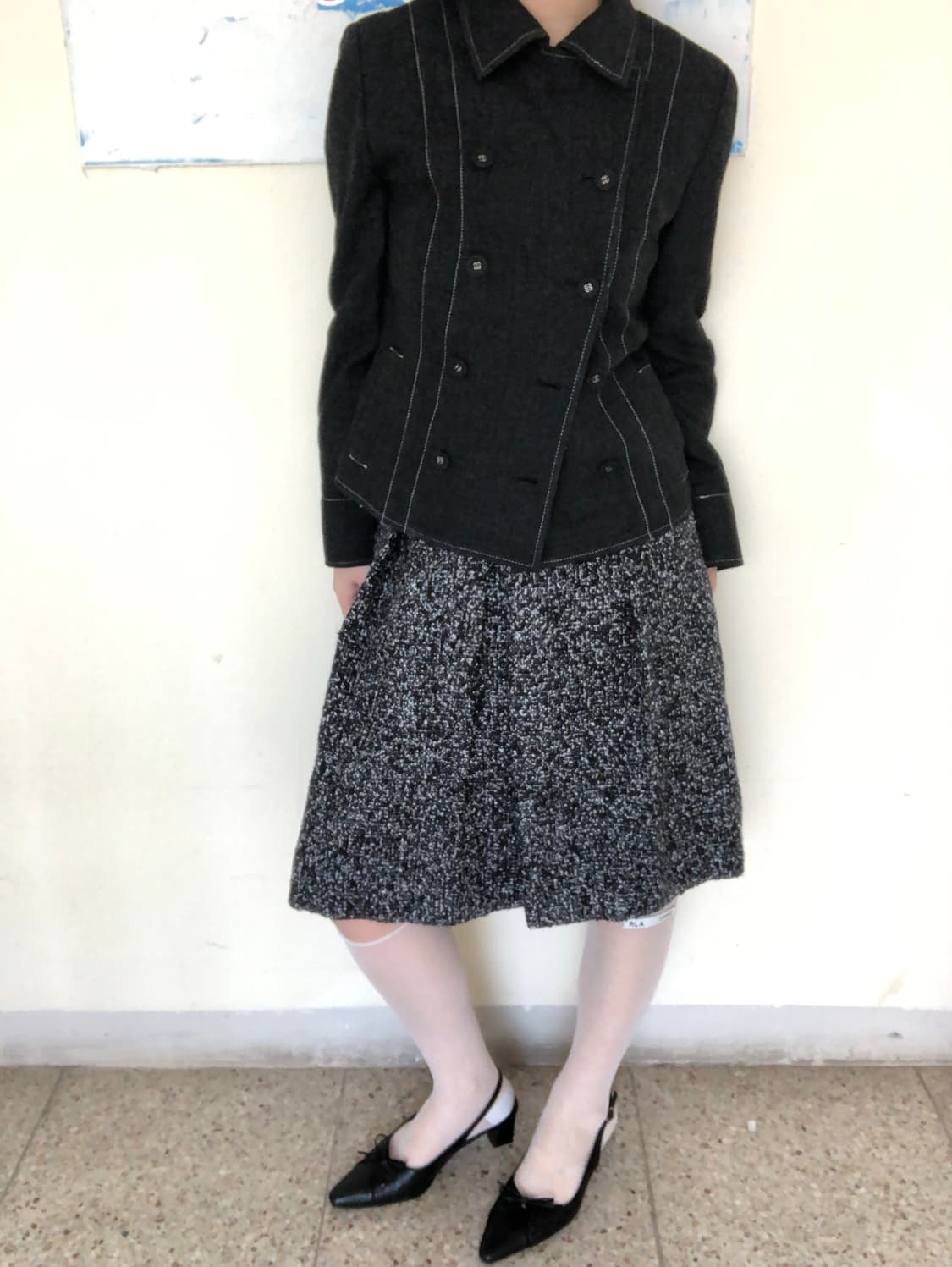 tweed skirt / sept premières 상품이미지4