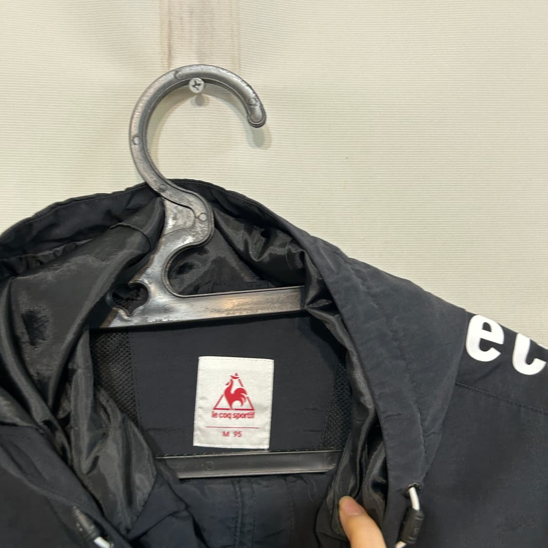 르꼬끄 남성 바람막이 95 블랙  상품이미지2