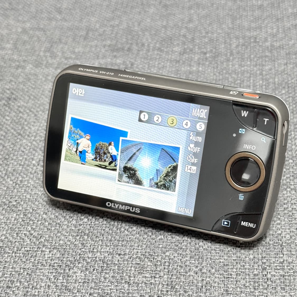 올림푸스 VH-210 화이트 빈티지디카 상품이미지4