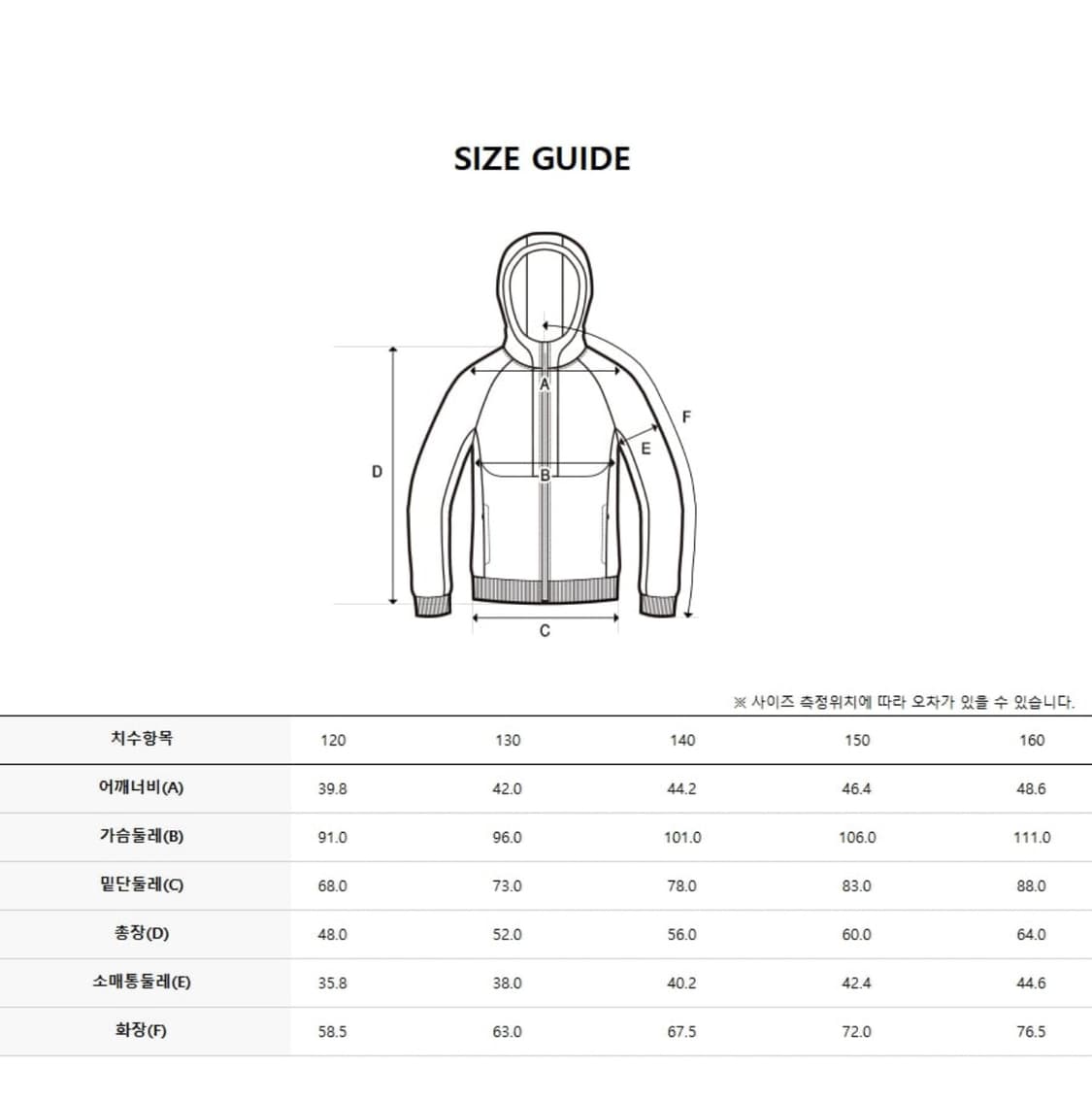 디스커버리 키즈 바시티 자켓 160 상품이미지3