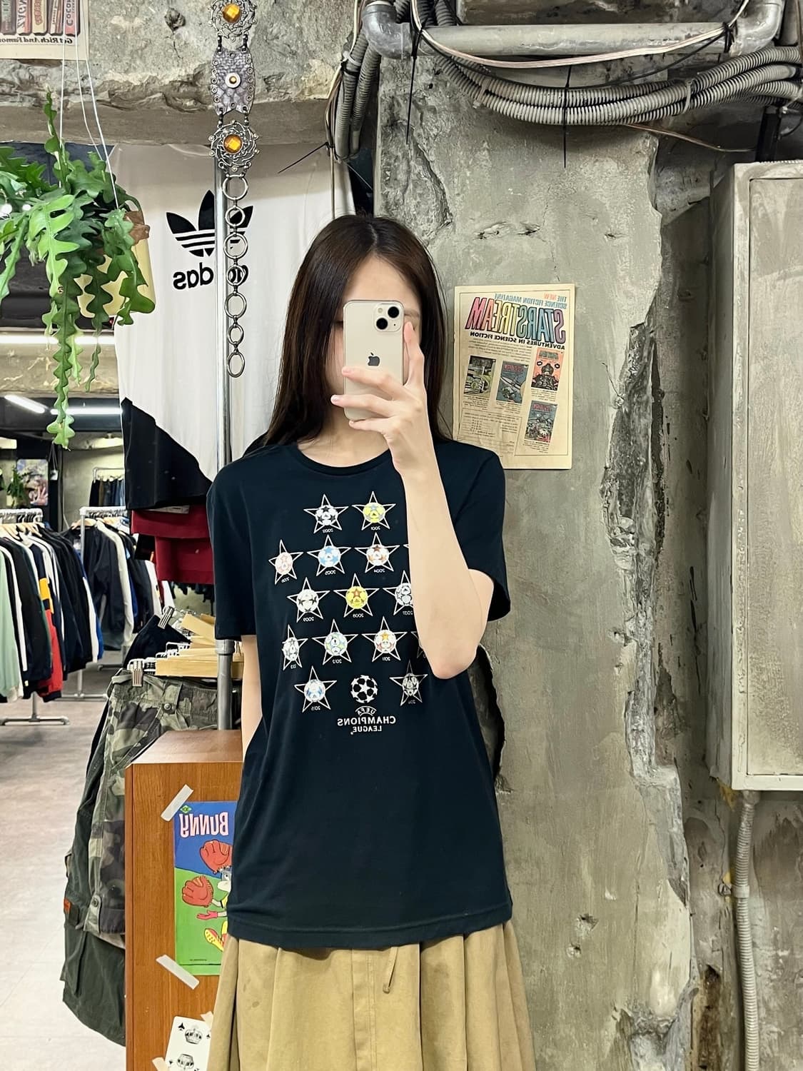 아디다스 챔피언스 리그 반팔티 블랙 95 #csz660 상품이미지2