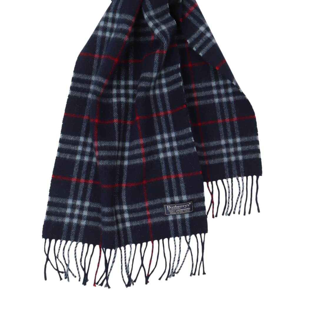 버버리 네이비 램스울 노바체크 머플러 상품이미지2