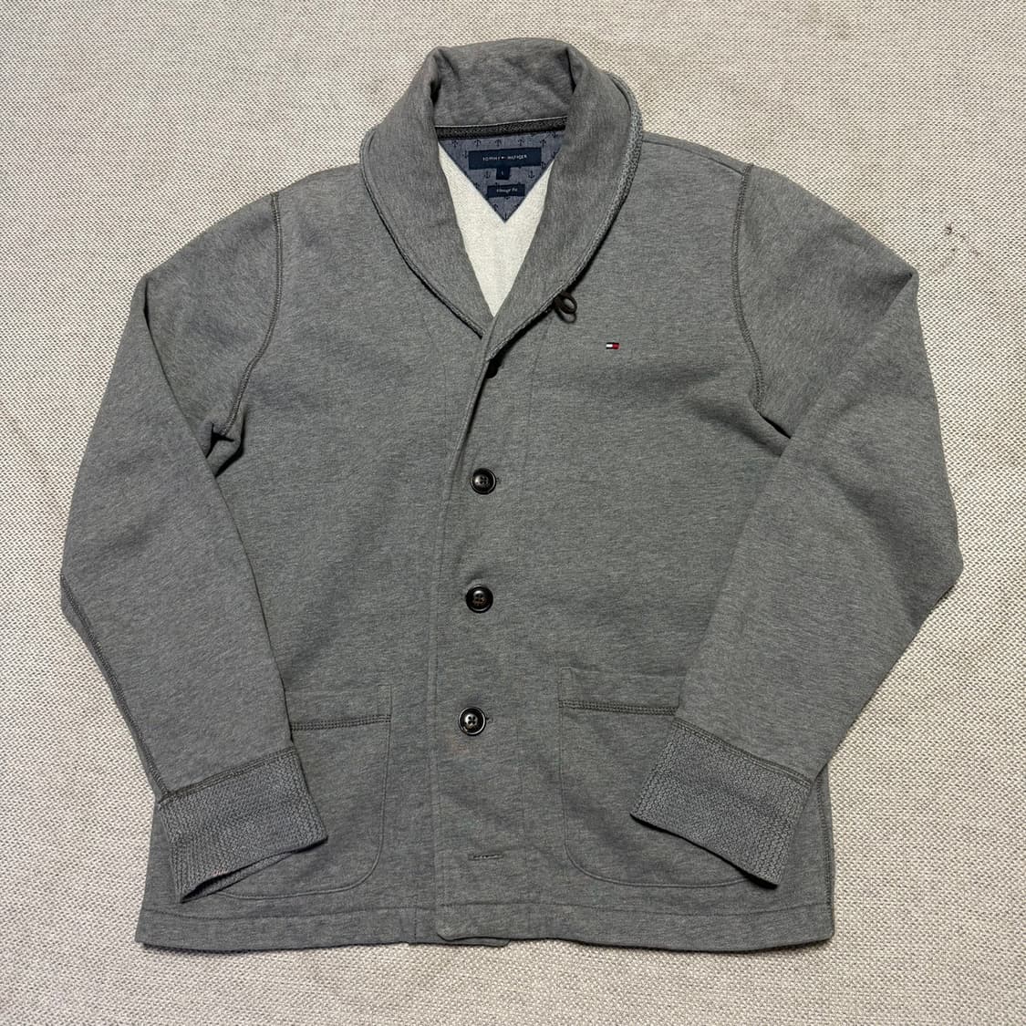 타미힐피거 카라 가디건 자켓 상품이미지1