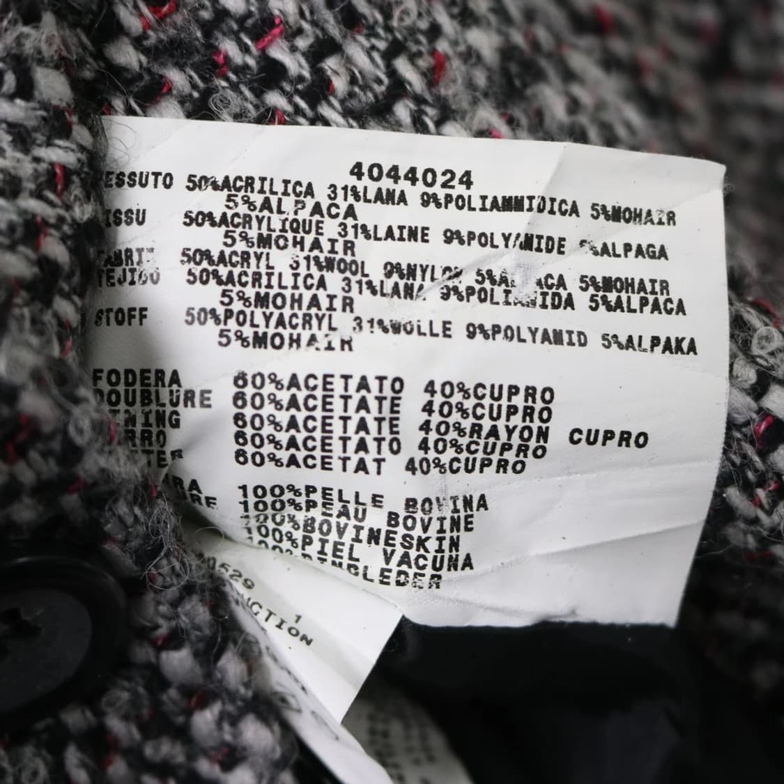 막스앤코  트위드 울 혼방 싱글 자켓 63133 상품이미지9