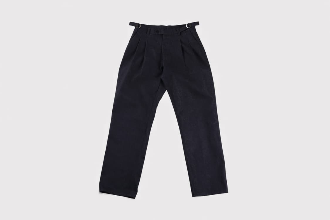 [M] 프리즘웍스 어드저스트 투턱 데님팬츠 상품이미지1