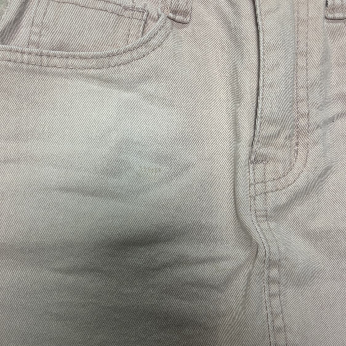 [새상품] 핑크 워싱 H라인 미니 스커트 S 상품이미지9