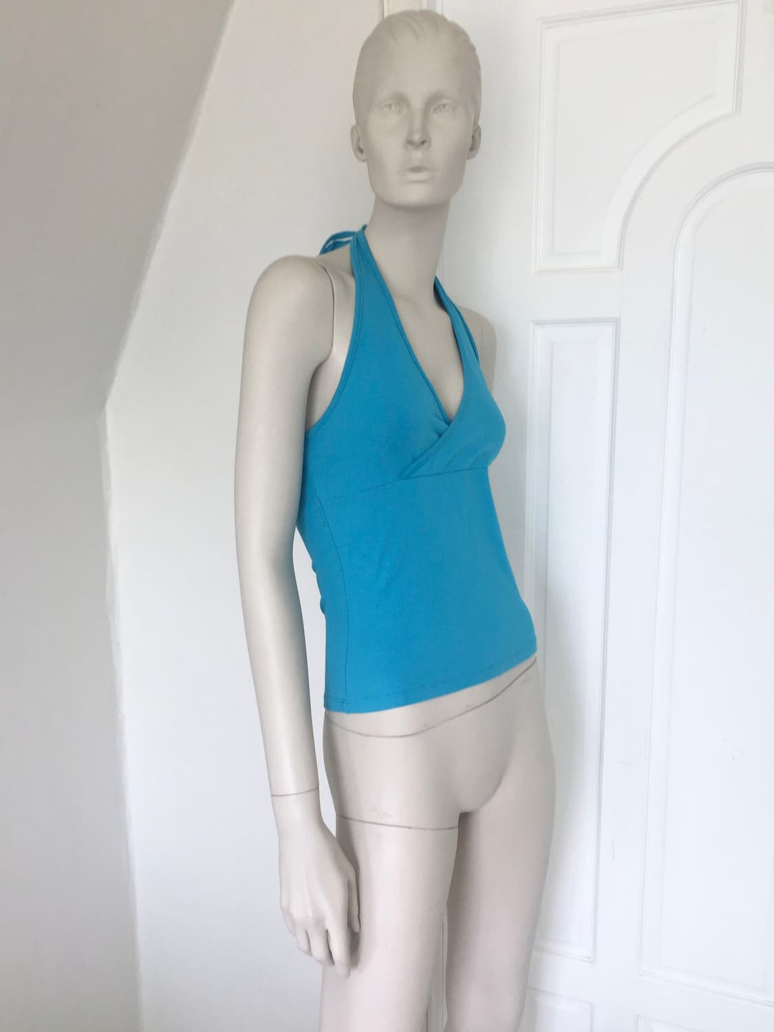 USA Made Crystal Detail Halter Top 상품이미지3