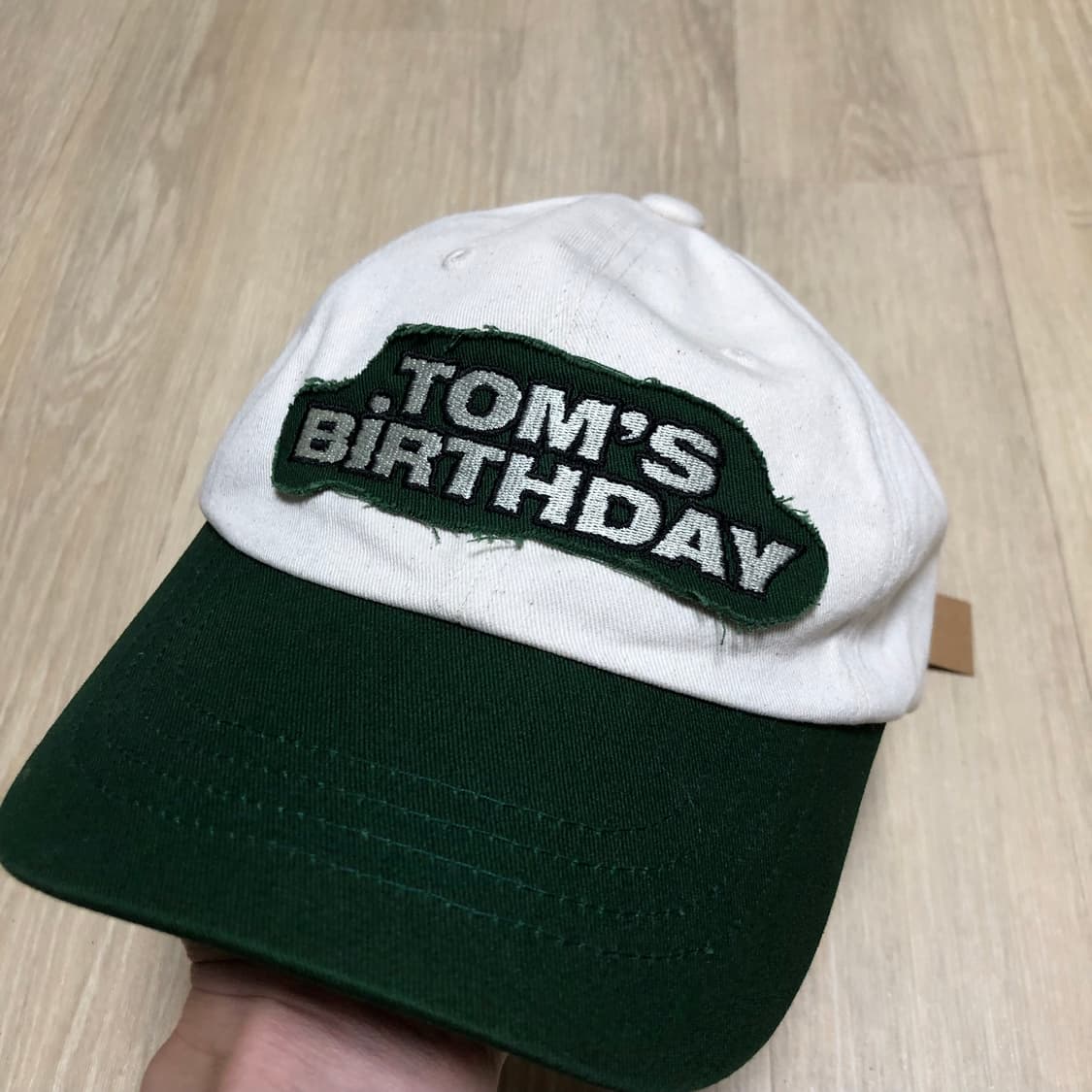 (ONE SIZE) 새상품 톰스 벌스데이 톰스 캡 믹스 그린 볼캡 모자 상품이미지8
