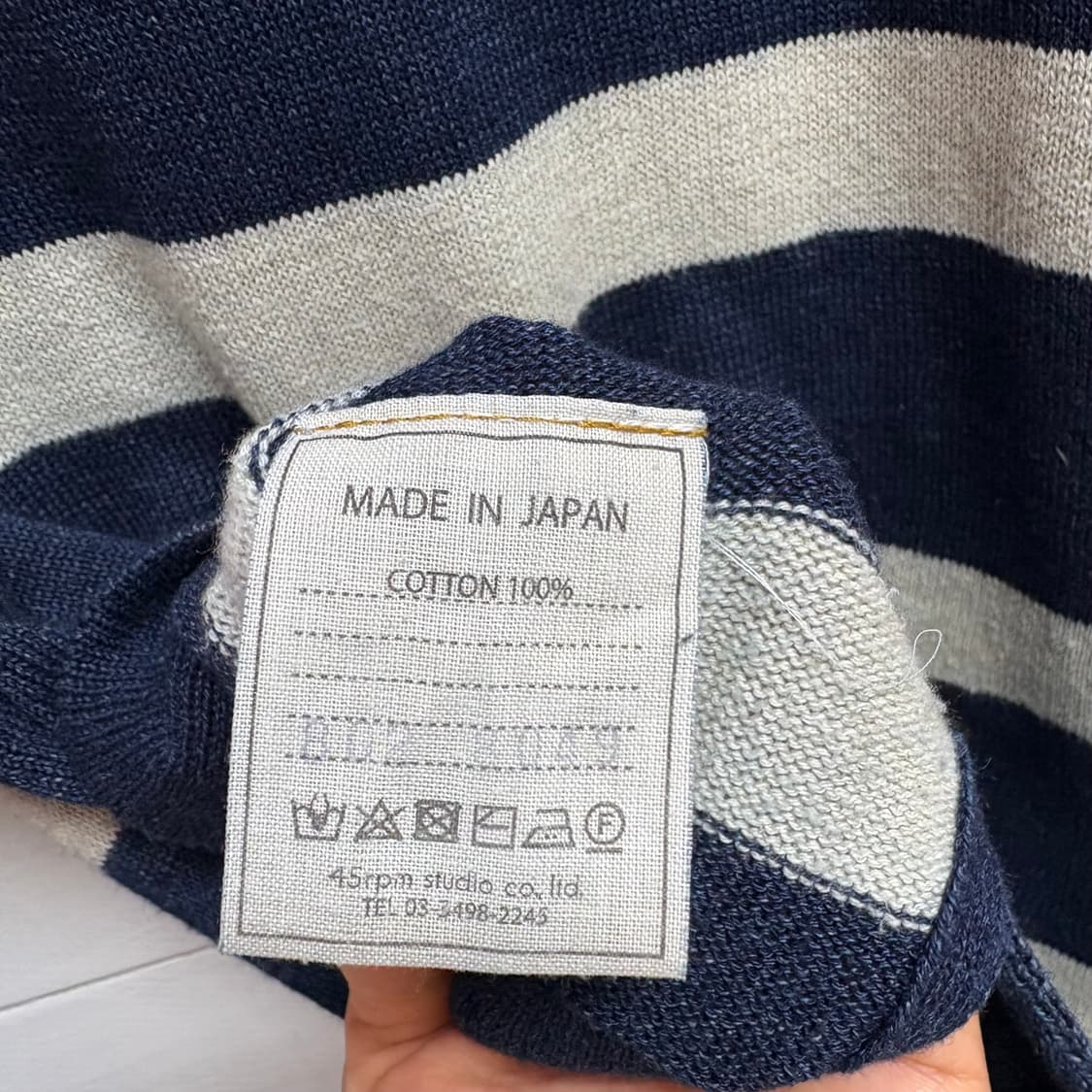 45RPM 스트라이프 니트  상품이미지8