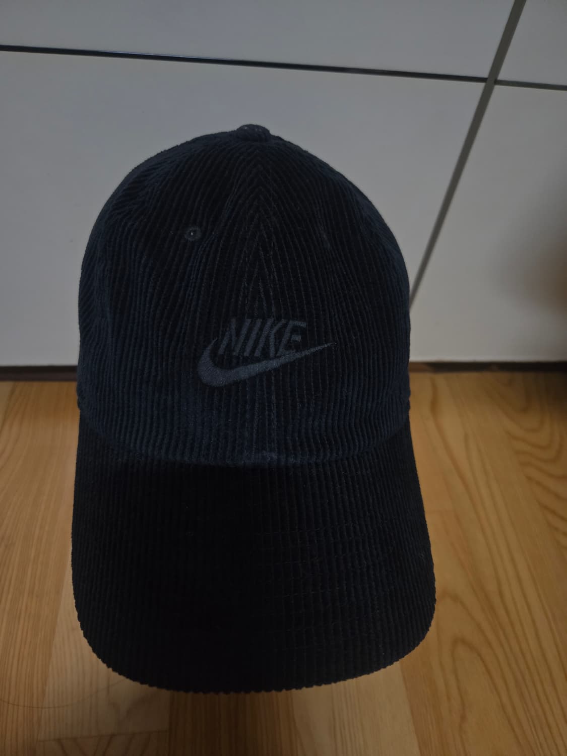나이키 헤리티지86 코듀로이 블랙 볼캡 상품이미지2