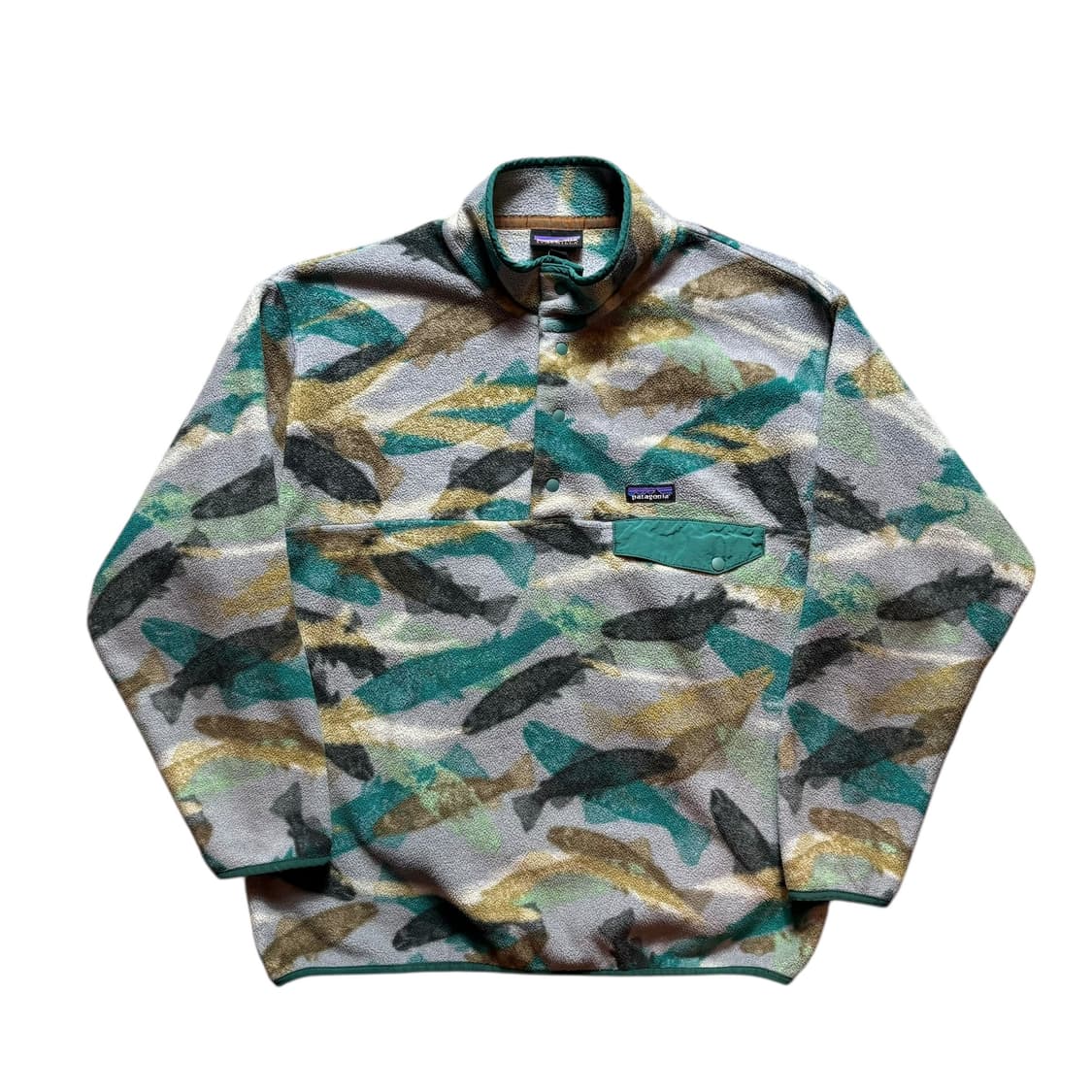 파타고니아 신칠라 송어떼 플리스 스냅티 상품이미지1