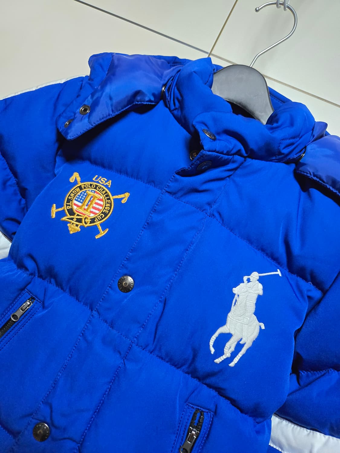 폴로 랄프로렌 아동 빅포니 다운 패딩(6~7세) 상품이미지1