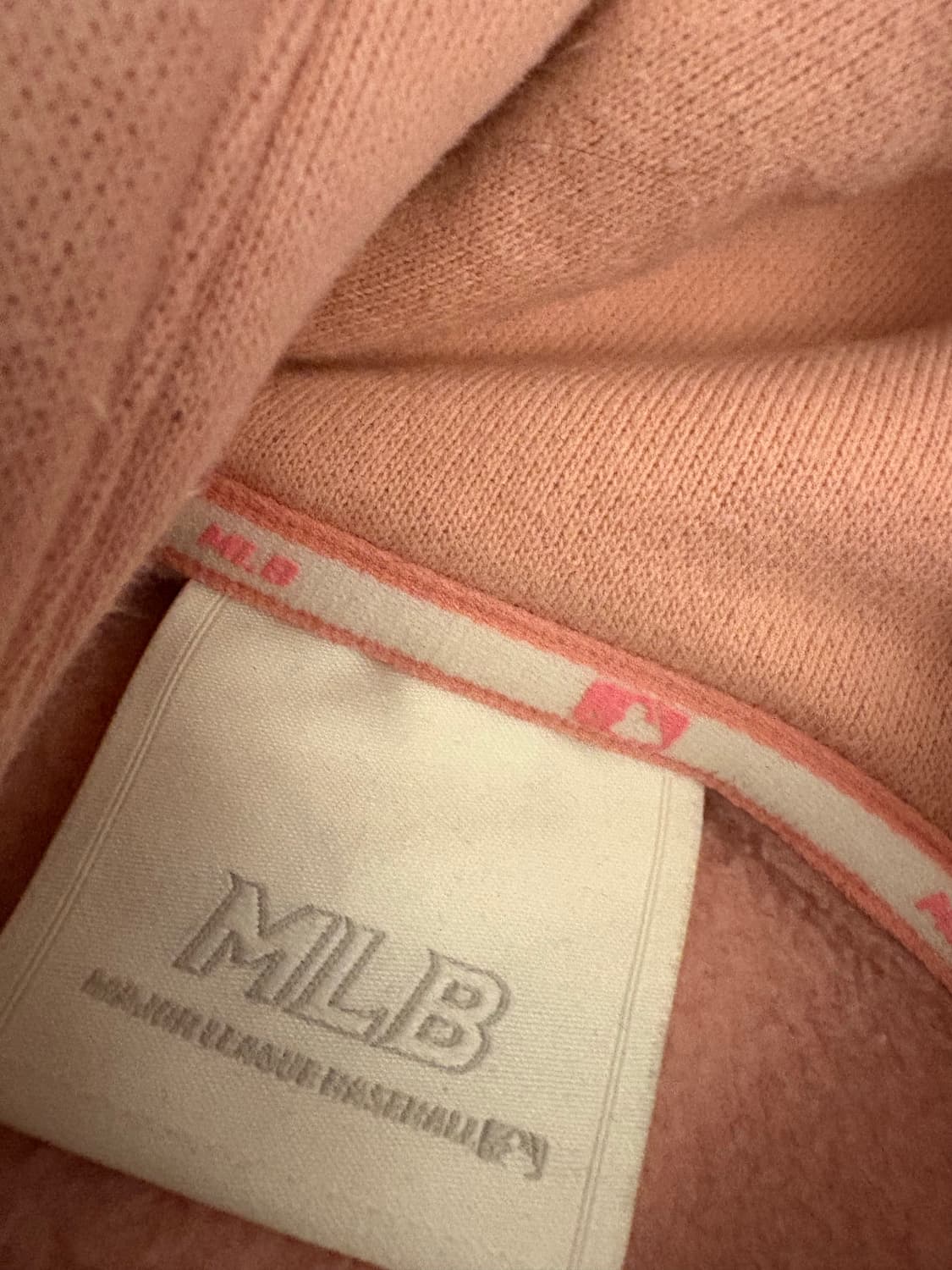 MLB 뉴욕양키스 베이비핑크 후드티 상품이미지4