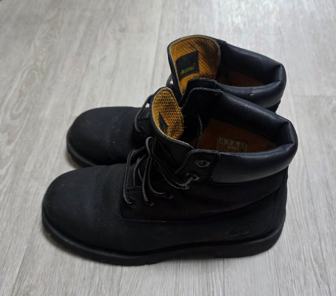 [220~225]팀버랜드 6인치 워터프루프 블랙 여성부츠 상품이미지3