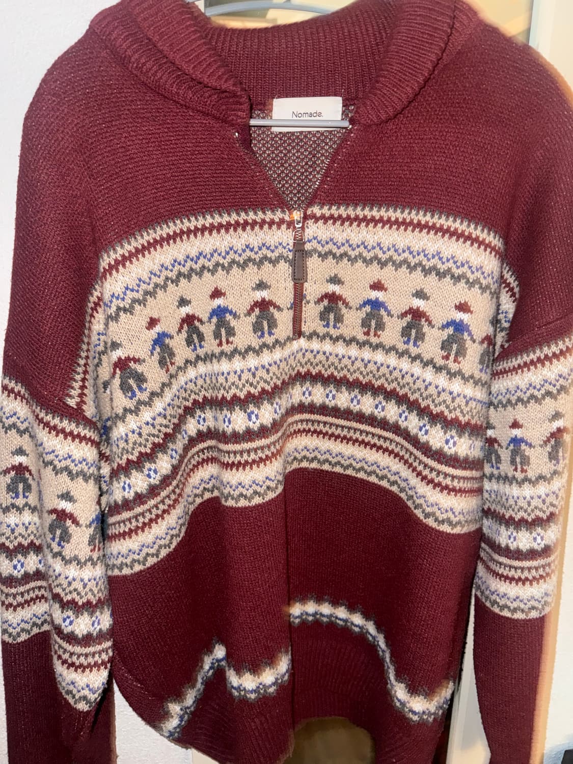 니트집업 상품이미지1