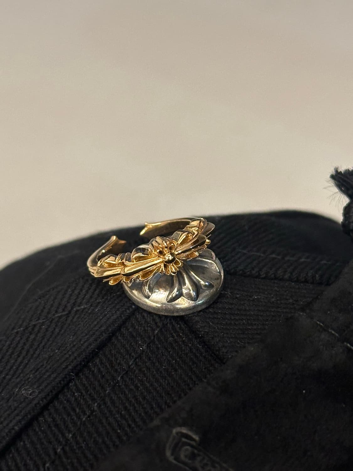 크롬하츠 22k 더블 베이비 플로랄 링 상품이미지1