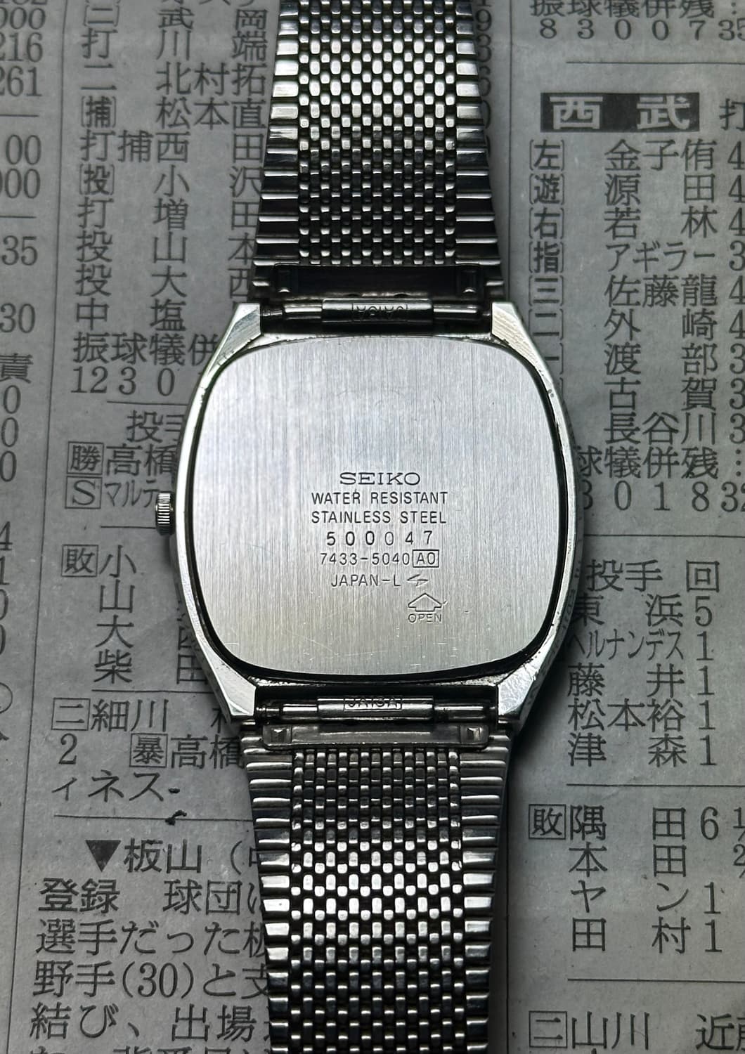 SEIKO quartz chronos 상품이미지6