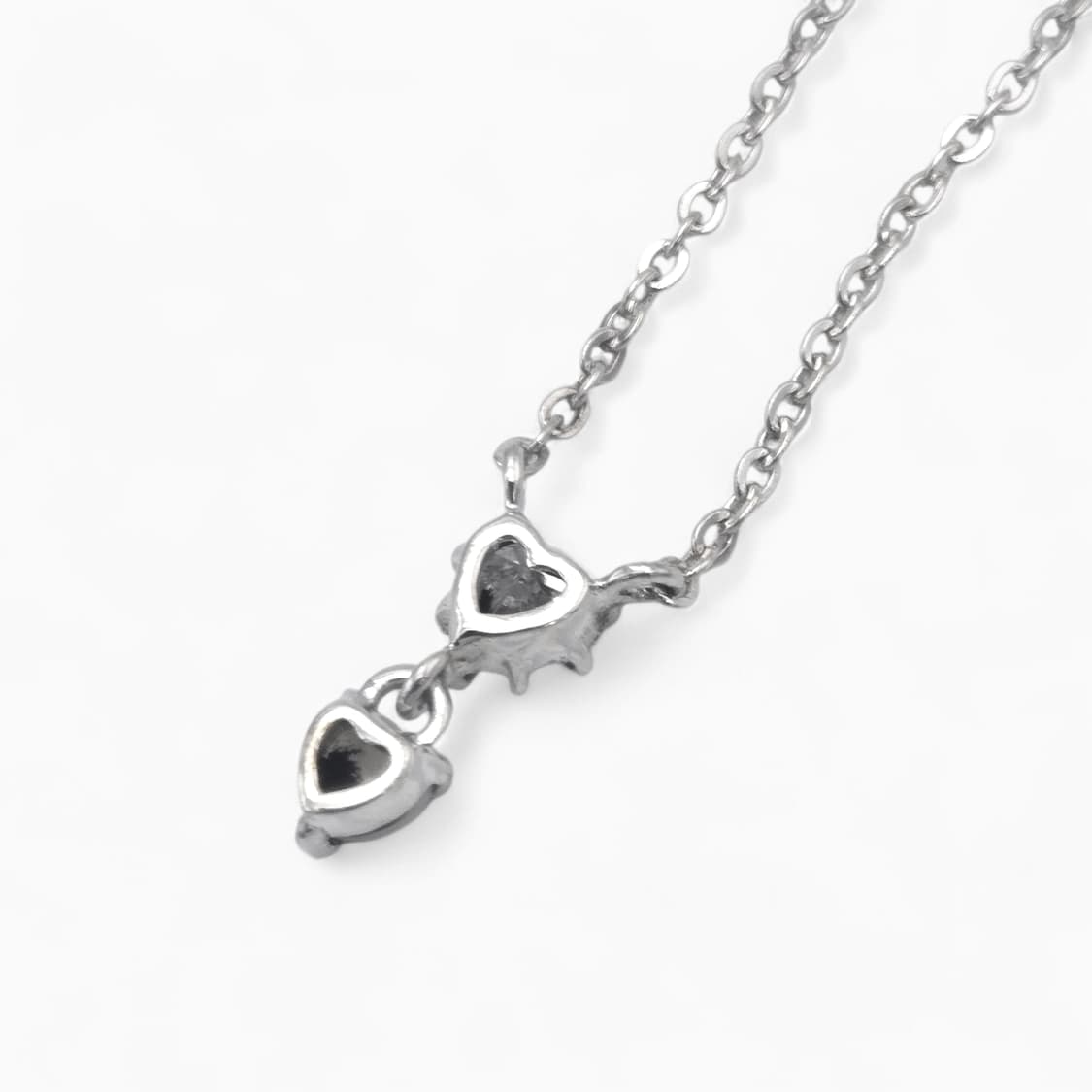 안나수이 하트 펜던트 실버 목걸이 (랩다이아 세팅) 상품이미지9