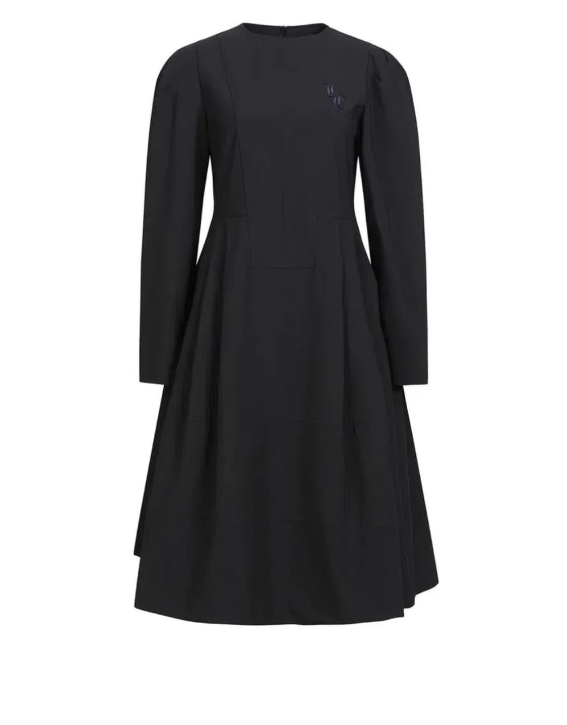 럭키슈에뜨 긴팔 원피스 블랙 38 상품이미지5