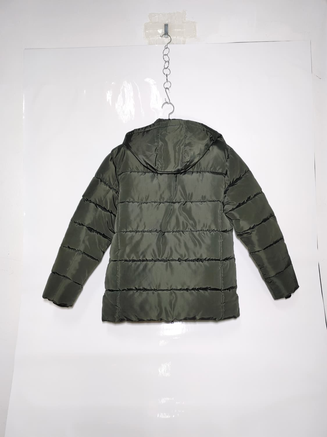 파라고나 유광 후드 패딩점퍼 상품이미지2