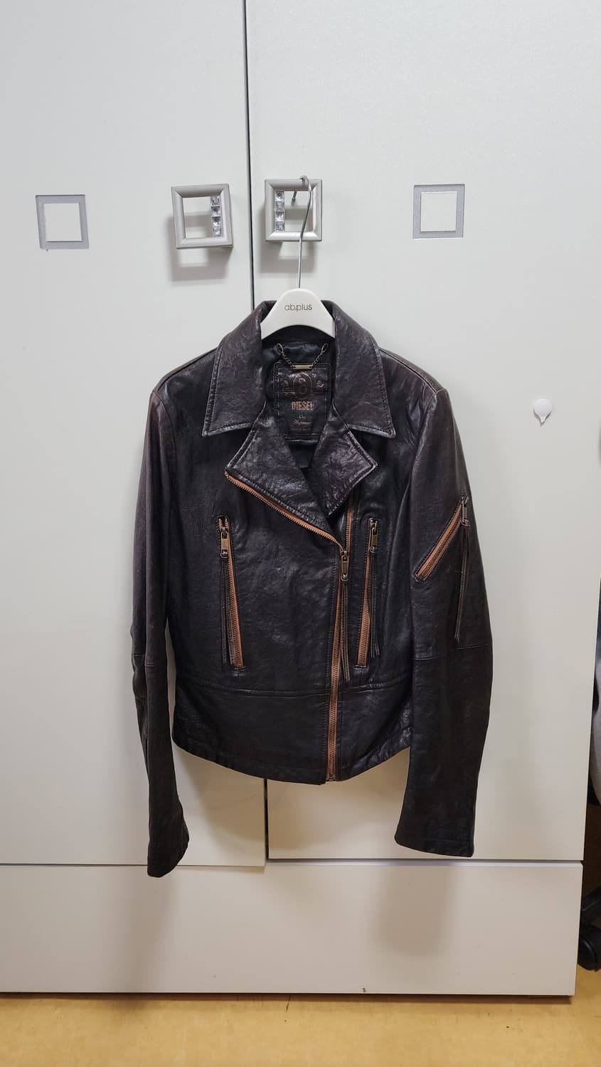 정품 매장판 디젤(DIESEL) 레더 가죽 라이더 자켓 상품이미지3