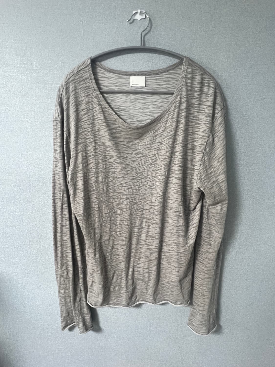 모노프리베 Textured Roll Long Sleeve  상품이미지2