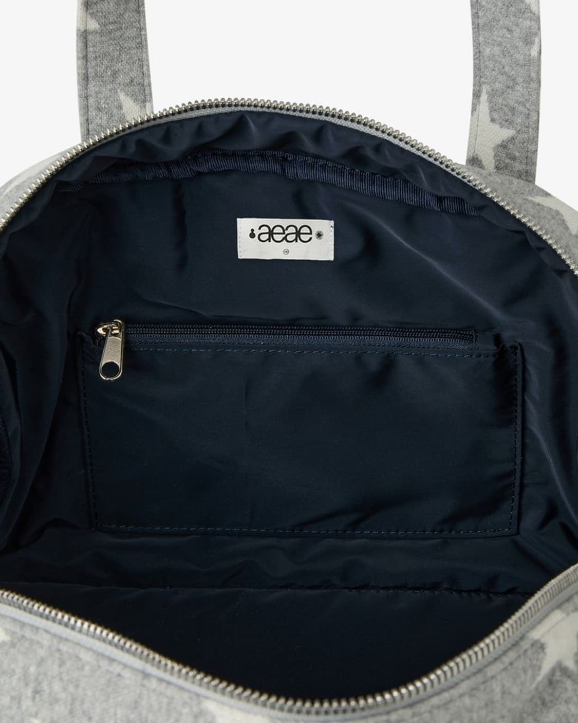 aeae 에이이에이이 엠브로이더리 토트 백 스타 그레이 상품이미지7