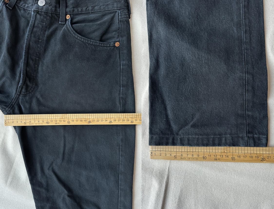 리바이스 501 made in France 90s 흑청 블랙진 33 상품이미지10