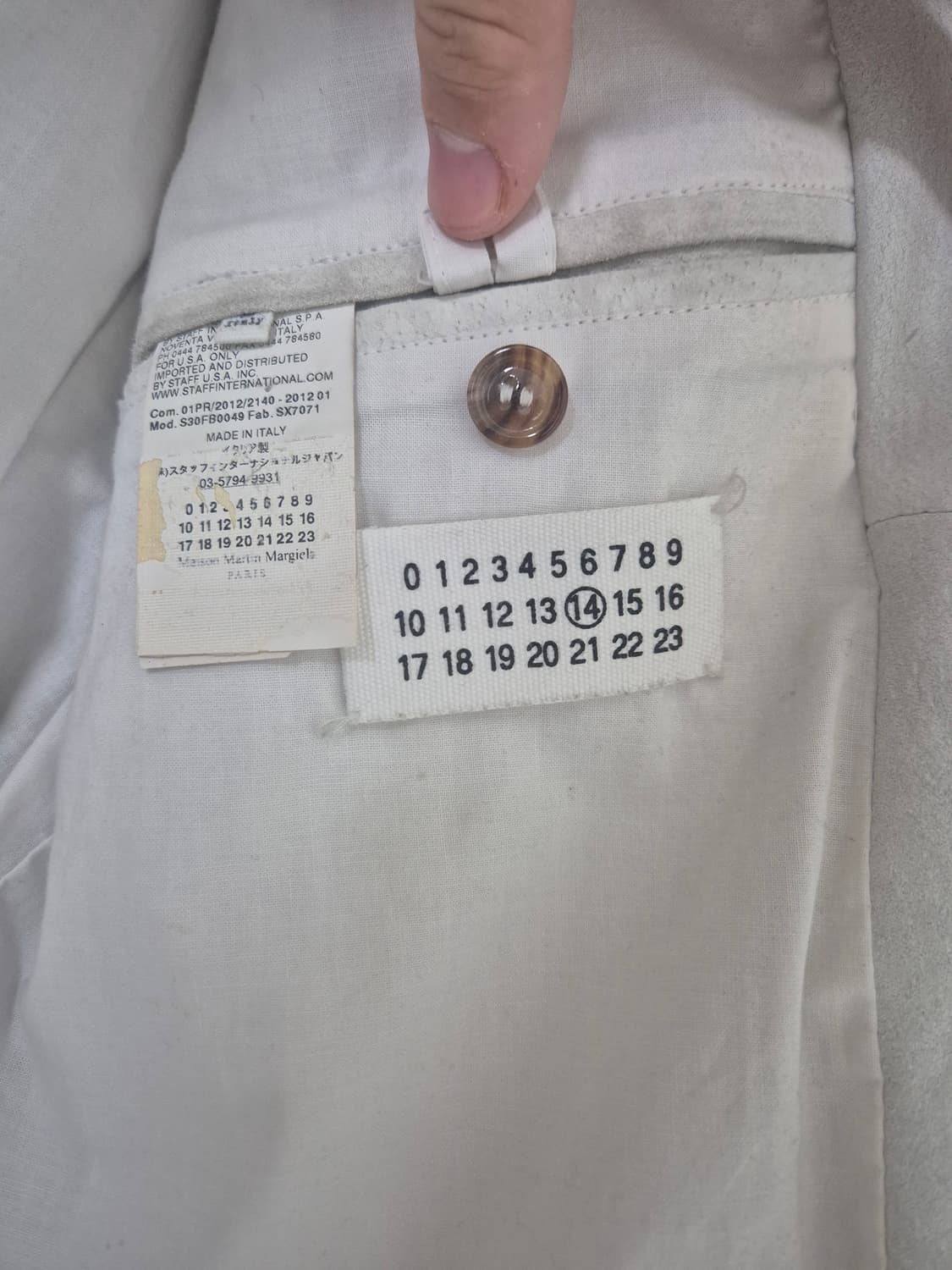 Maison margiela 5zip leather vest  상품이미지3